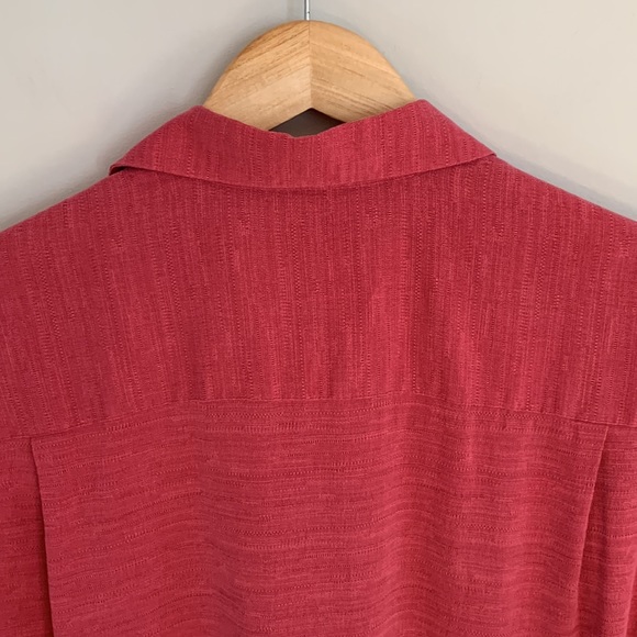 Jamaica Jaxx 100% Silk Short Sleeve Casual Button Up Shirt - Picture 9 of 12